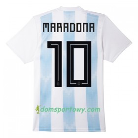 Koszulka Argentyna Maradona 10 Domowe Koszulki Piłkarskie Mistrzostwa Świata 2018